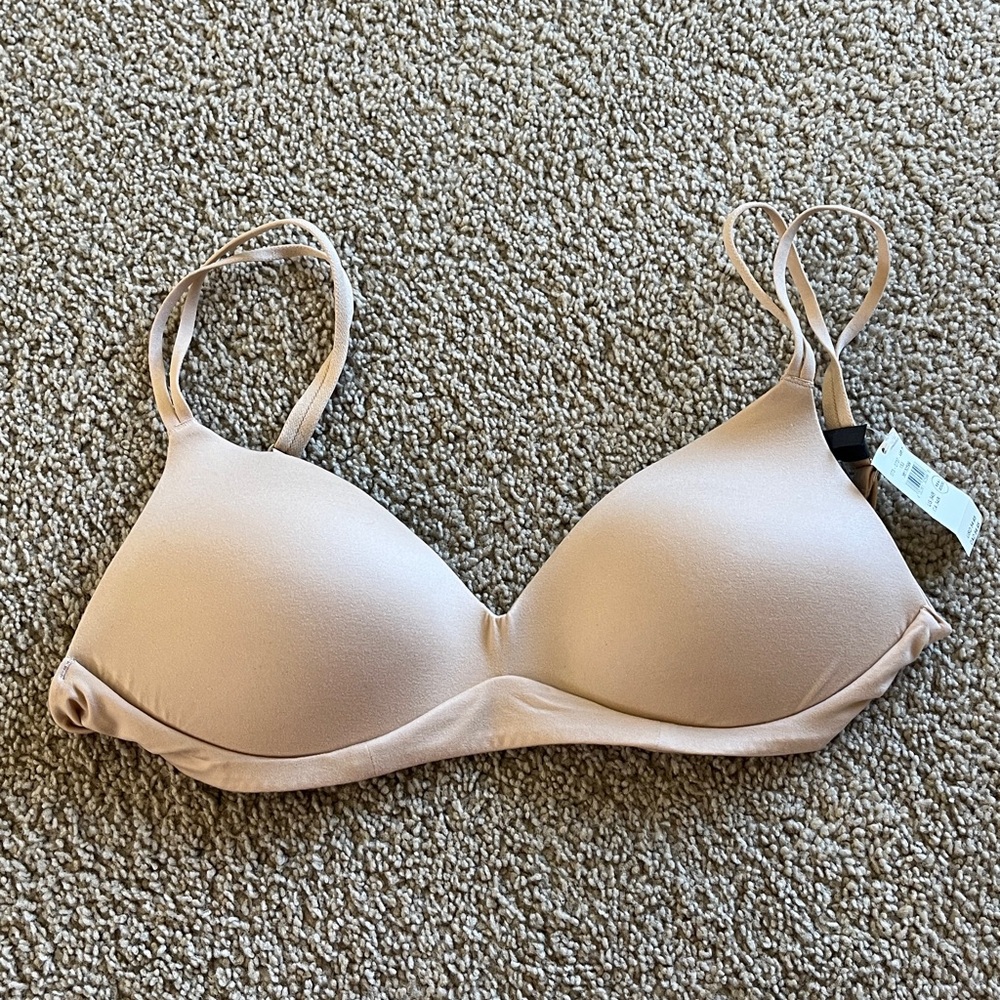 NWT Aerie real good Real Sunnie Seamless Nude Bra size 34B